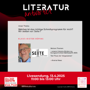 Radio 889FM Kultur, 889FM Kultur, Radio 889FM, die kulturelle Quelle, Literatur antwortet