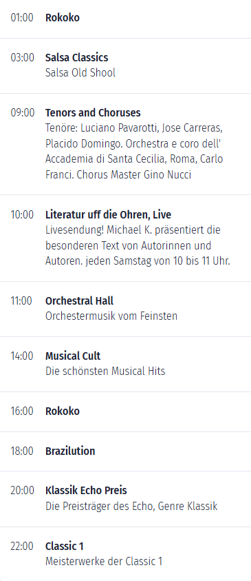 Radio 889FM Kultur, 889FM Kultur, Radio 889FM, die kulturelle Quelle, Literatur antwortet, Programmplan