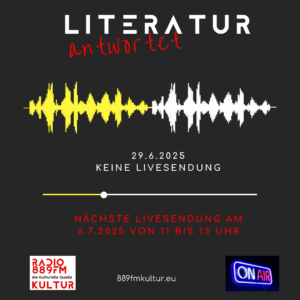 Radio 889FM Kultur, 889FM Kultur, Radio 889FM, die kulturelle Quelle, Literatur antwortet