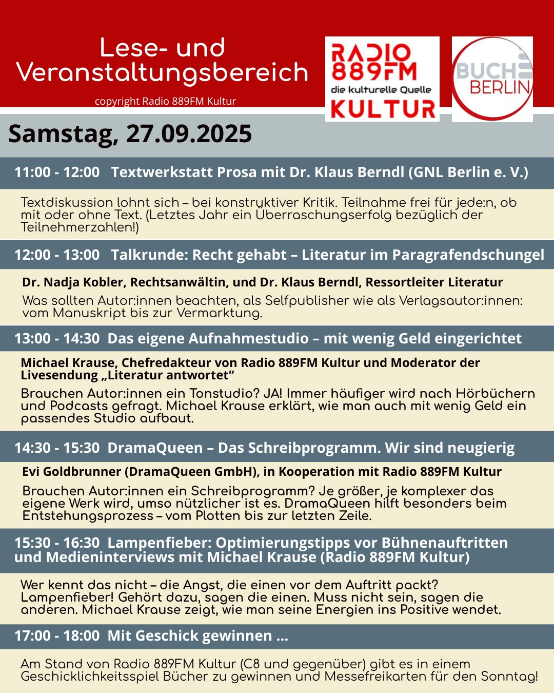Radio 889FM Kultur, 889FM Kultur, Radio 889FM, die kulturelle Quelle, Literatur antwortet